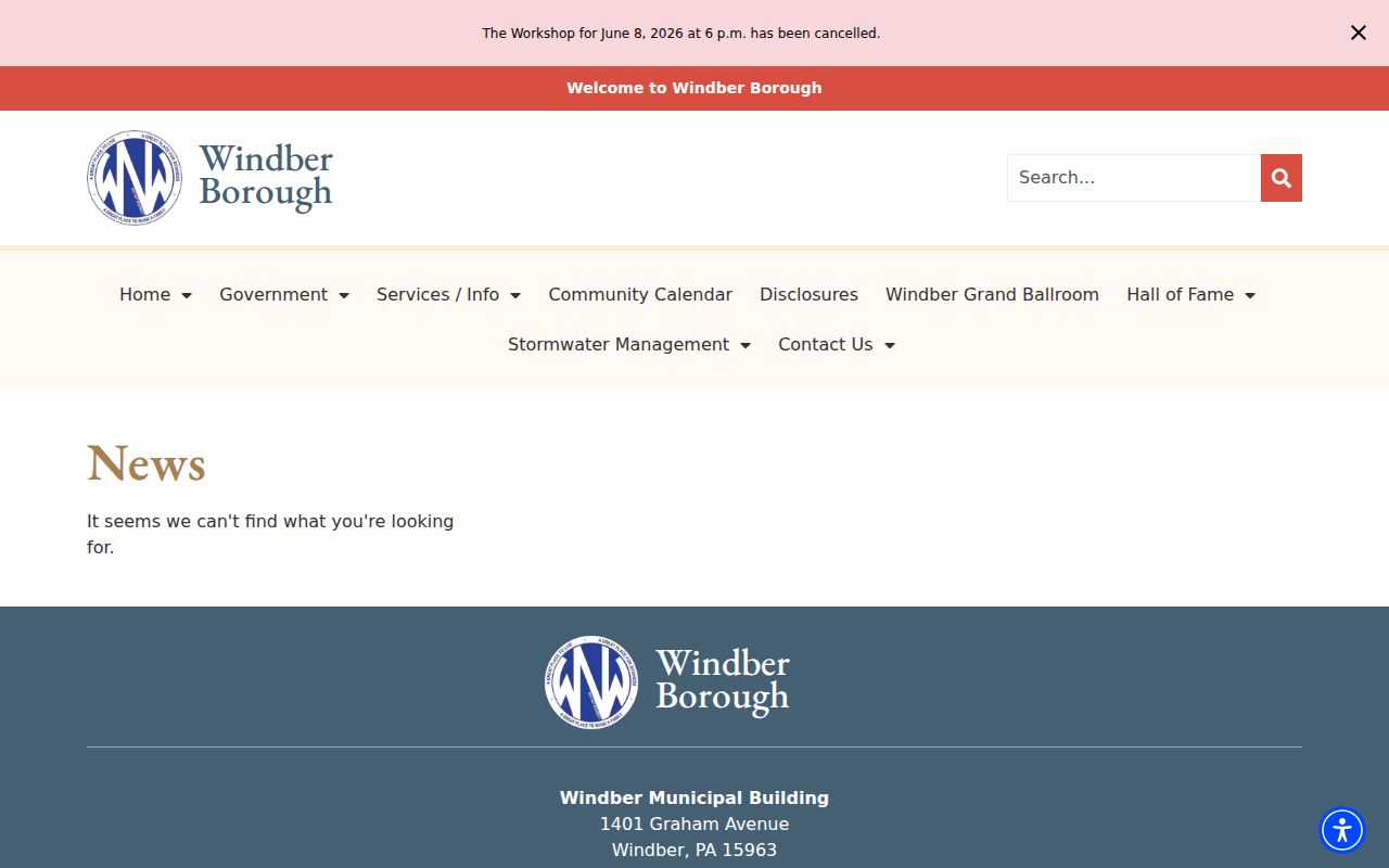 Windber criminal records and borough history context